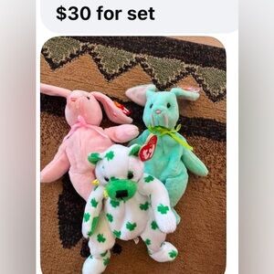 Rare Ty Beanie baby set